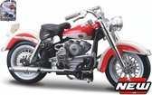 Maisto Harley-davidson FLH DUO GLIDE 1958 1:24 - rood/wit