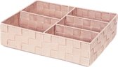 Ladeverdeler 'Stan' met 5 vakken - Roze Blush