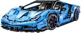 Cada bricks technische bouwset - Raceauto XXL - blauw - CADABRICKS UC61041W