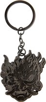 Cyberpunk 2077 Chrome Demon Metal Keychain Chrome