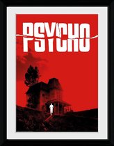 Framed collector print met kader 30 x 40 cm Psycho Bates Motel
