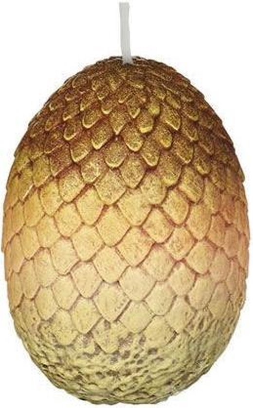 Game of Thrones Votive Candle Gold Dragon Egg 6 x 9 cm