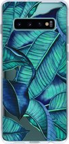 Design Backcover Samsung Galaxy S10 Plus hoesje - Blue Botanic