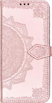 Mandala Booktype Huawei P30 Pro hoesje - Roze