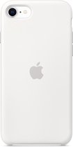 Apple Silicone Backcover iPhone SE (2022 / 2020) hoesje - White