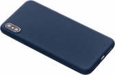 Unbranded Color Backcover case for iPhone Xs Max - Dark Blue