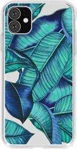 Design Backcover iPhone 11 hoesje - Blue Botanic