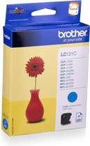 Brother LC121CBP Blauwe Inktcartridge Blister
