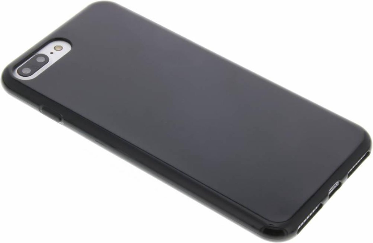 Softcase Backcover iPhone 8 Plus / 7 Plus hoesje - Zwart