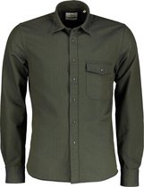 Hensen Overhemd - Slim Fit - Groen - XL