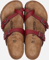 Birkenstock -Dames - bordeaux - slipper - muiltje - maat 37 | bol.com