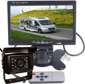Auto / Camper Camera - 480tvl + Monitor - Nachtzicht tot 10 Meter - Brede Kijkhoek - Achteruitrij Camera