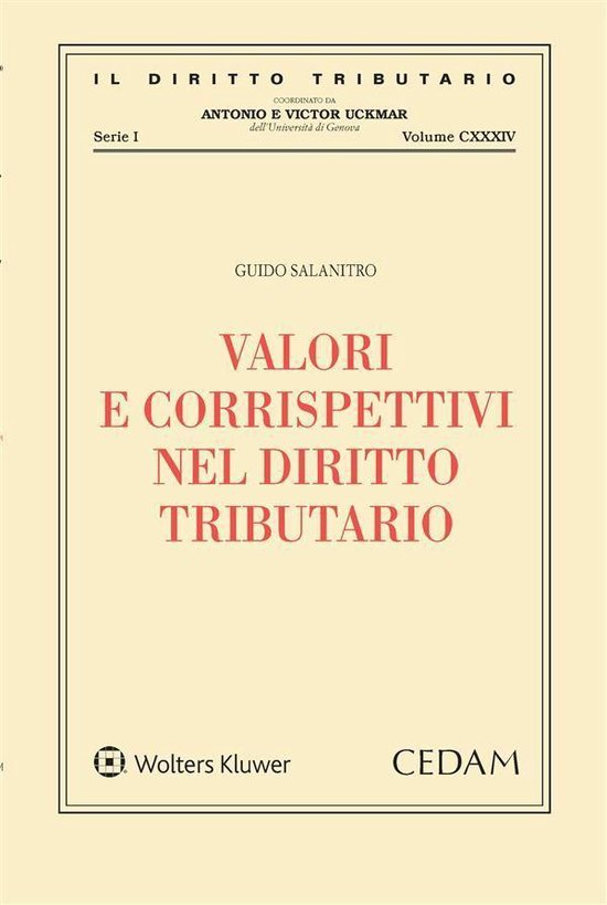 Valori e corrispettivi nel diritto tributario - cover