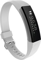 Bandje Voor Fitbit Alta - Sport Band - Wit - Maat: SM - Horlogebandje, Armband