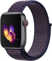 Nylon sport loop band - indigo - Geschikt voor Apple Watch