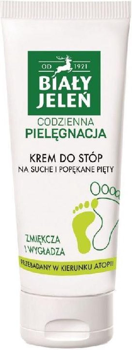 Biały Jeleń - Daily Care Foot Cream For Dry And Cracked Heels 75Ml