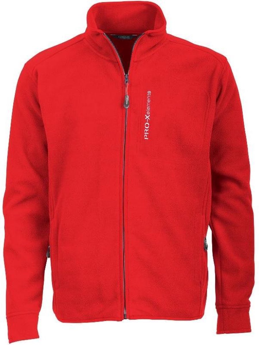 Pro-x Elements Outdoorvest Ohio Heren Fleece Rood