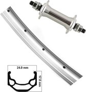 Kgs voorwiel 28 inch (622) zac 19s zilver vaste as