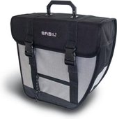 Enkele pakaftas Basil Tour Single rechts 17 liter - zwart / zilver