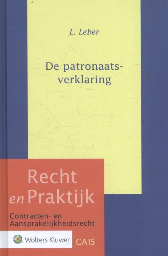 Recht en Praktijk - contracten en aansprakelijkheidsrecht CA ... - cover