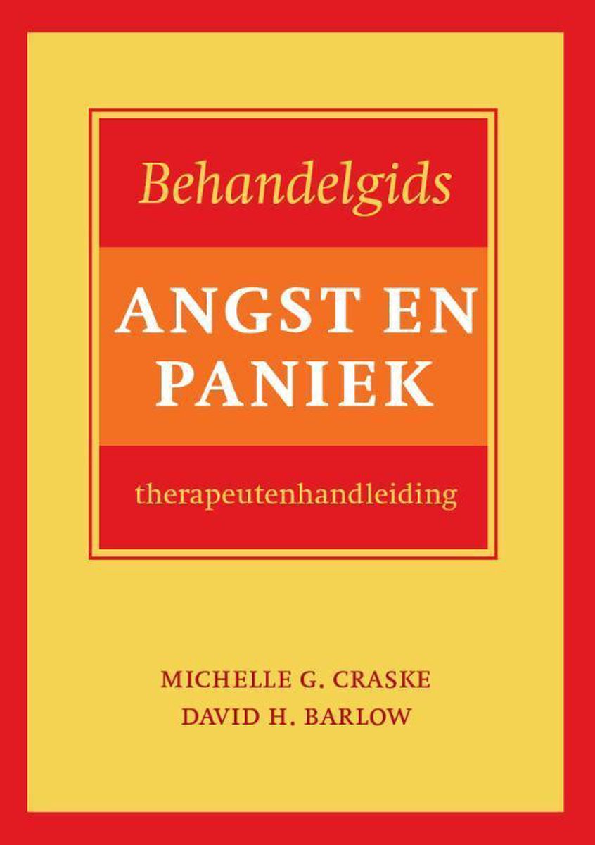 Behandelgids angst en paniek - therapeutenhandleiding