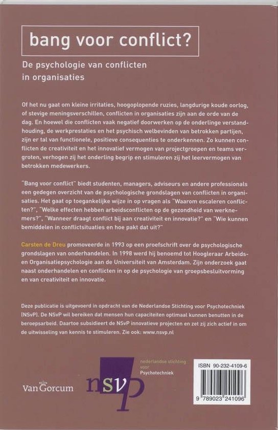 NSVP-reeks 3 -   Bang voor conflict?