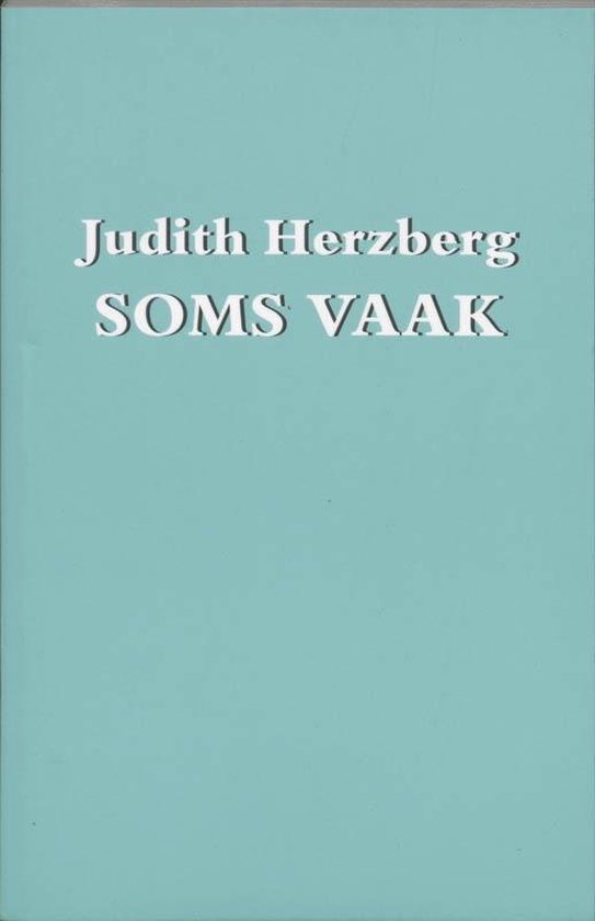 Cover van het boek 'Soms vaak' van Judith Herzberg