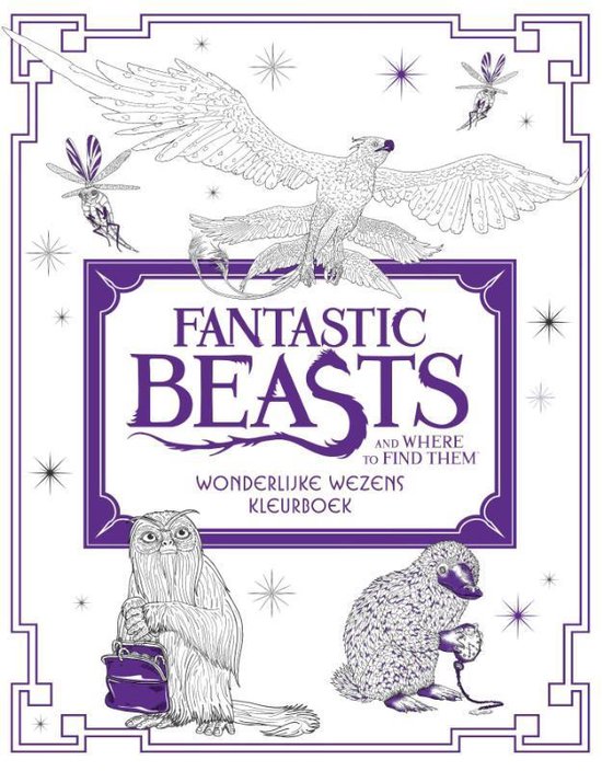 Fantastic Beasts and Where to Find Them: Wonderlijke wezens - kleurboek