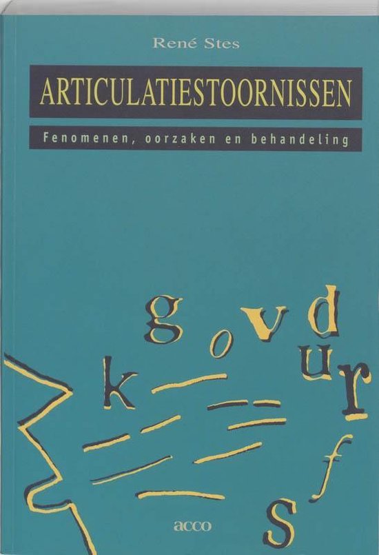 Cover van het boek 'Articulatiestoornissen / druk 1' van René Stes