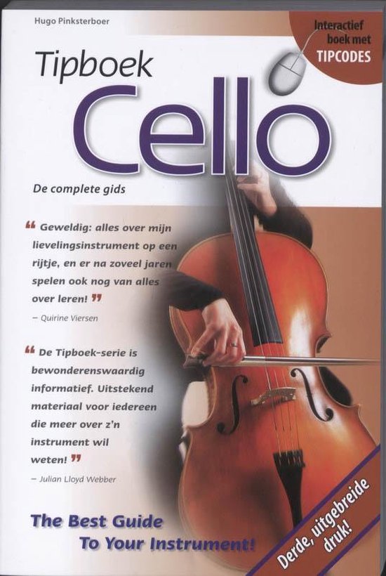 Cover van het boek 'Tipboek cello' van Hugo Pinksterboer