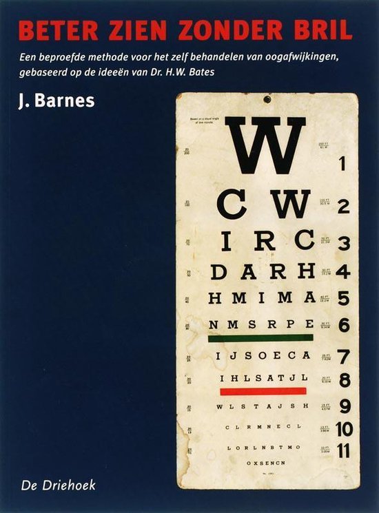 Cover van het boek 'Beter zien zonder bril' van Julian Barnes en H. Benjamin
