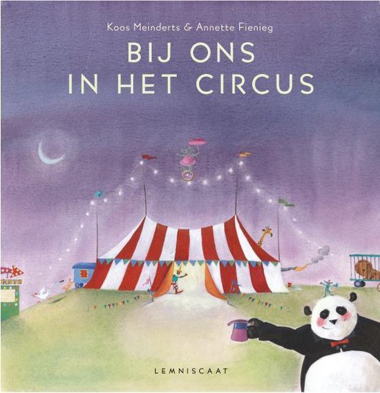 Cover van het boek 'Bij ons in het circus'