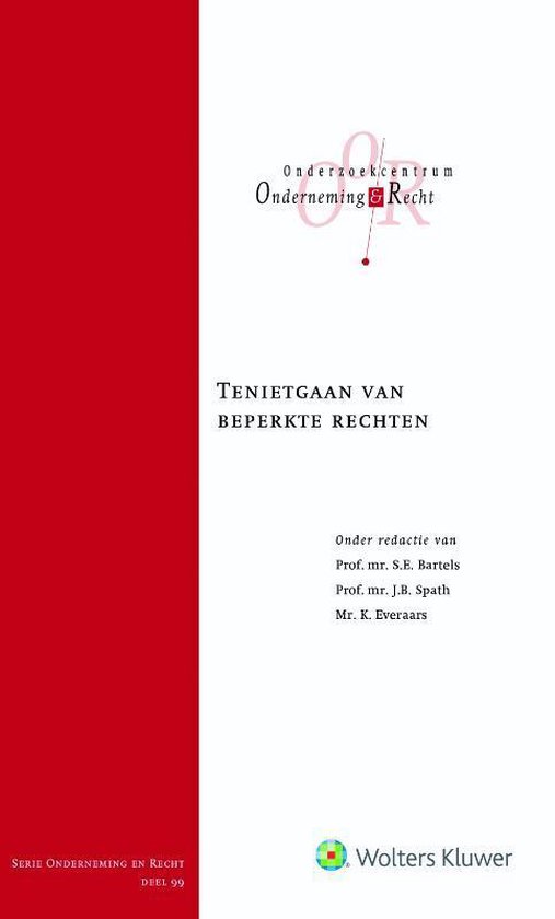 Onderneming en recht 99 - Tenietgaan van beperkte rechten - cover
