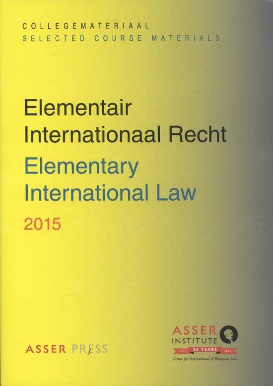 Elementair Internationaal Recht - Elementary International L ... - cover