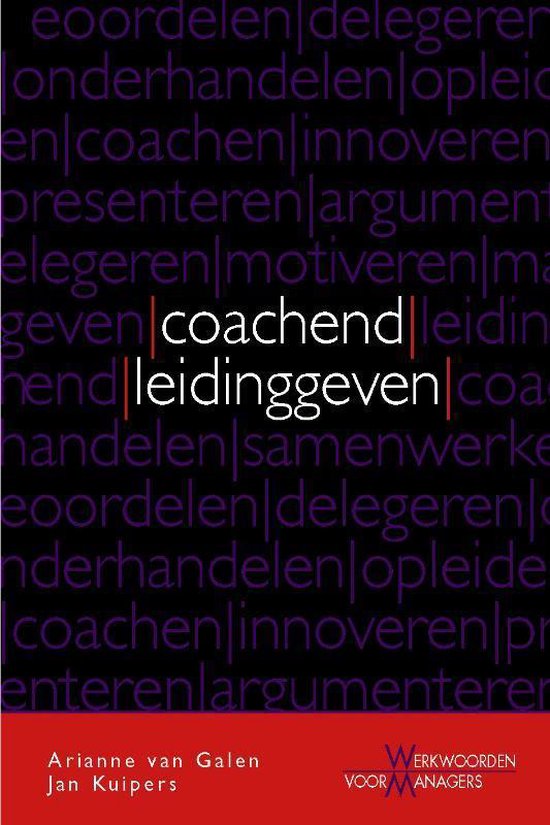 Cover van het boek 'Coachend leidinggeven' van Jan Kuipers en A. van Galen