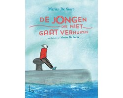 Omslag van De jongen die niet gaat verhuizen