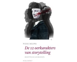 Omslag van De schrijfbibliotheek - De 12 oerkarakters in storytelling