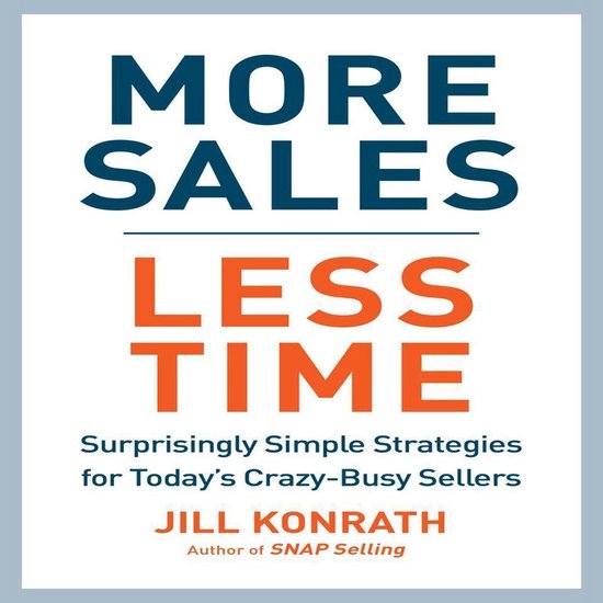 More Sales, Less Time - cover