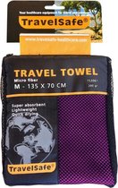 Travelsafe Traveltowel - Microfibre - 70x135cm - M - Paars