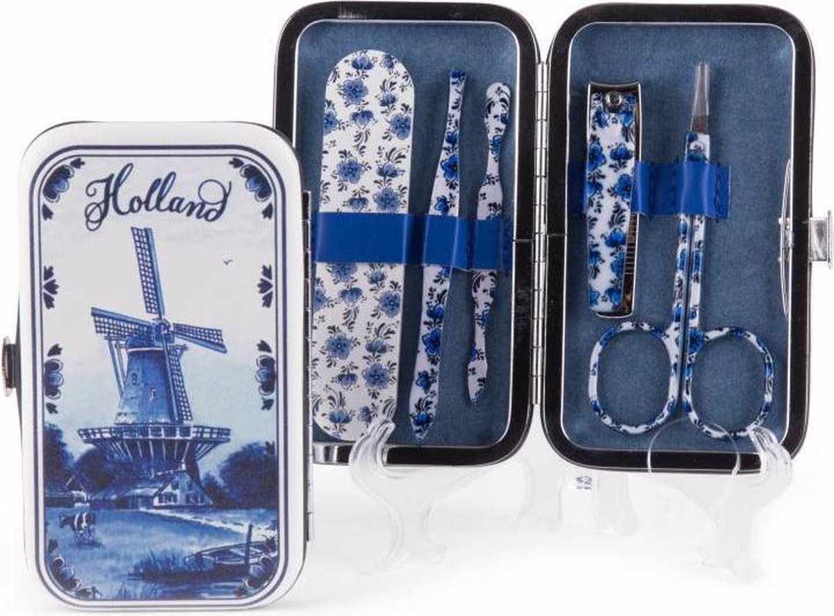 Goedkoopste Manicure Setje Delfts Blauw Holland - Souvenir