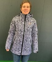 Nordberg softshell winterjas RUN zebraprint - maat M