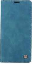 Caseme - iPhone 12 Hoesje - Wallet Case Cabello Blauw