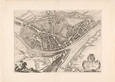Poster Historische kaart Namen – Stadsplattegrond – 1692 – Large 50x70 cm – Plattegrond - België