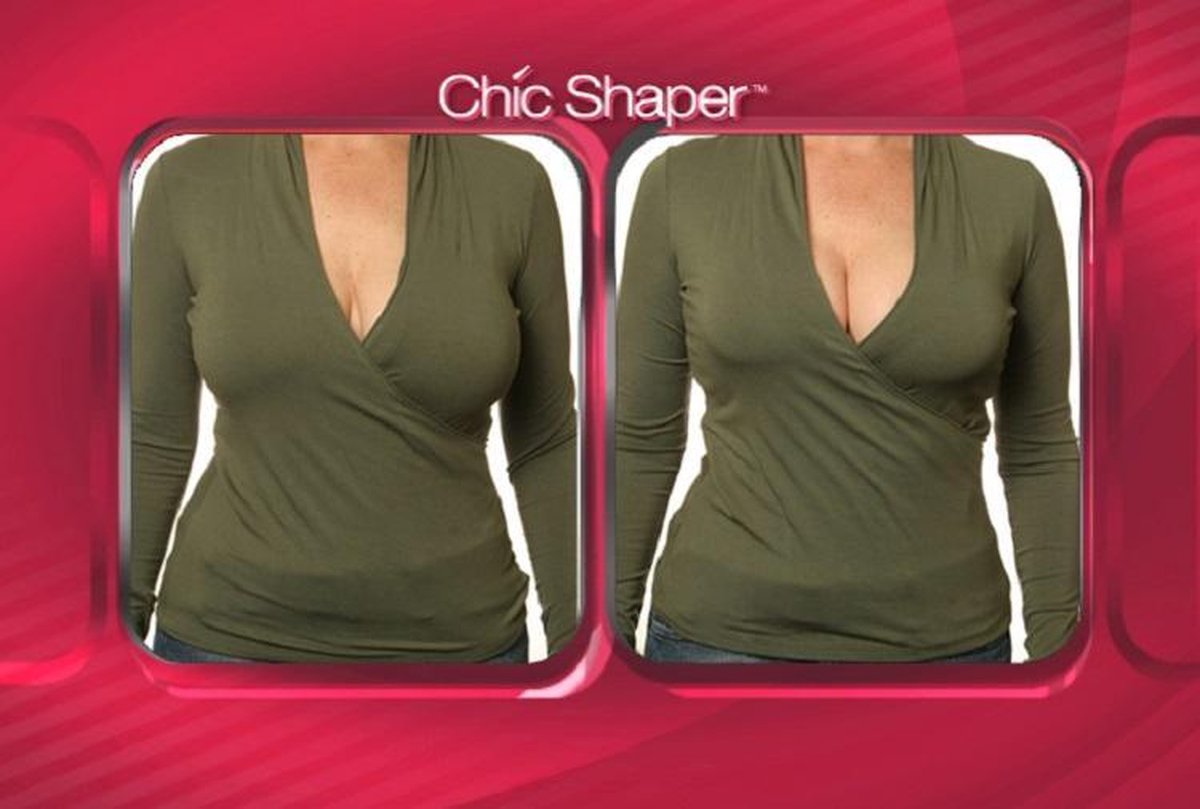 Chic Shaper White M Agrandisseur de poitrine réglable - Ajoutez 2 tailles  de bonnet 