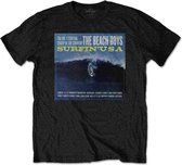 The Beach Boys Heren Tshirt -S- Surfin' USA Zwart