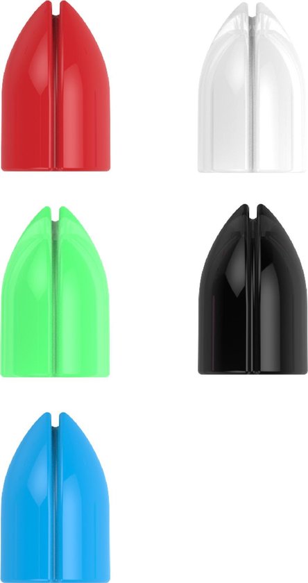 Afbeelding van het spel L-Style Shell Lock Rings - Clear Black