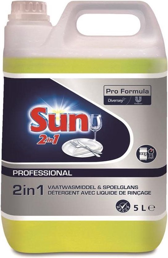 ruw aantal Ik heb een contract gemaakt Sun Pro Formula 2in1 Vloeibaar Vaatwasmiddel 5 L | bol.com