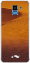 Samsung Galaxy J6 (2018) Hoesje Transparant TPU Case - Sand Dunes #ffffff