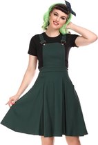 Collectif Kayden 40's Overalls Swing Jurk Groen