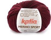 Katia - Merino Sport - 22 Donker wijnrood - 50 gr.